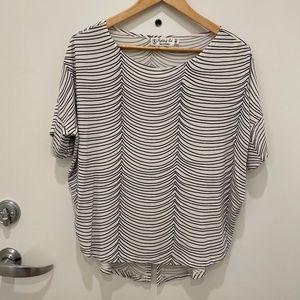 Fighting Eel Top Annie, Size S, in Freehand Stripe